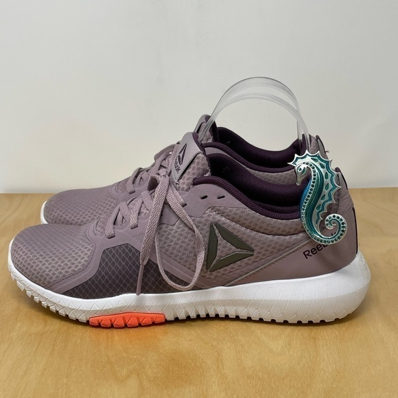 Reebok Flexagon Force D Cross Trainer Running Shoes Lilac Fog/Urban Violet Sz 9 - Picture 1 of 10